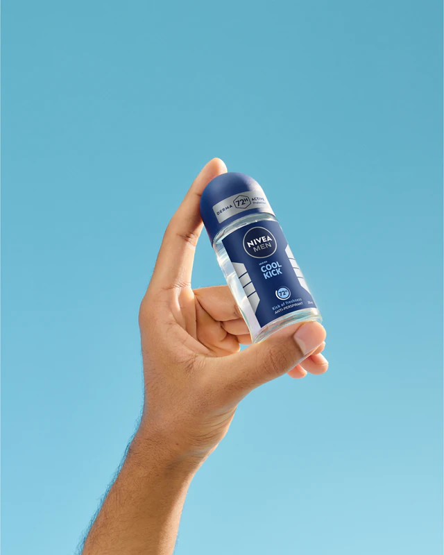 Desodorante antitranspirante roll-on NIVEA MEN Cool Kick para homens