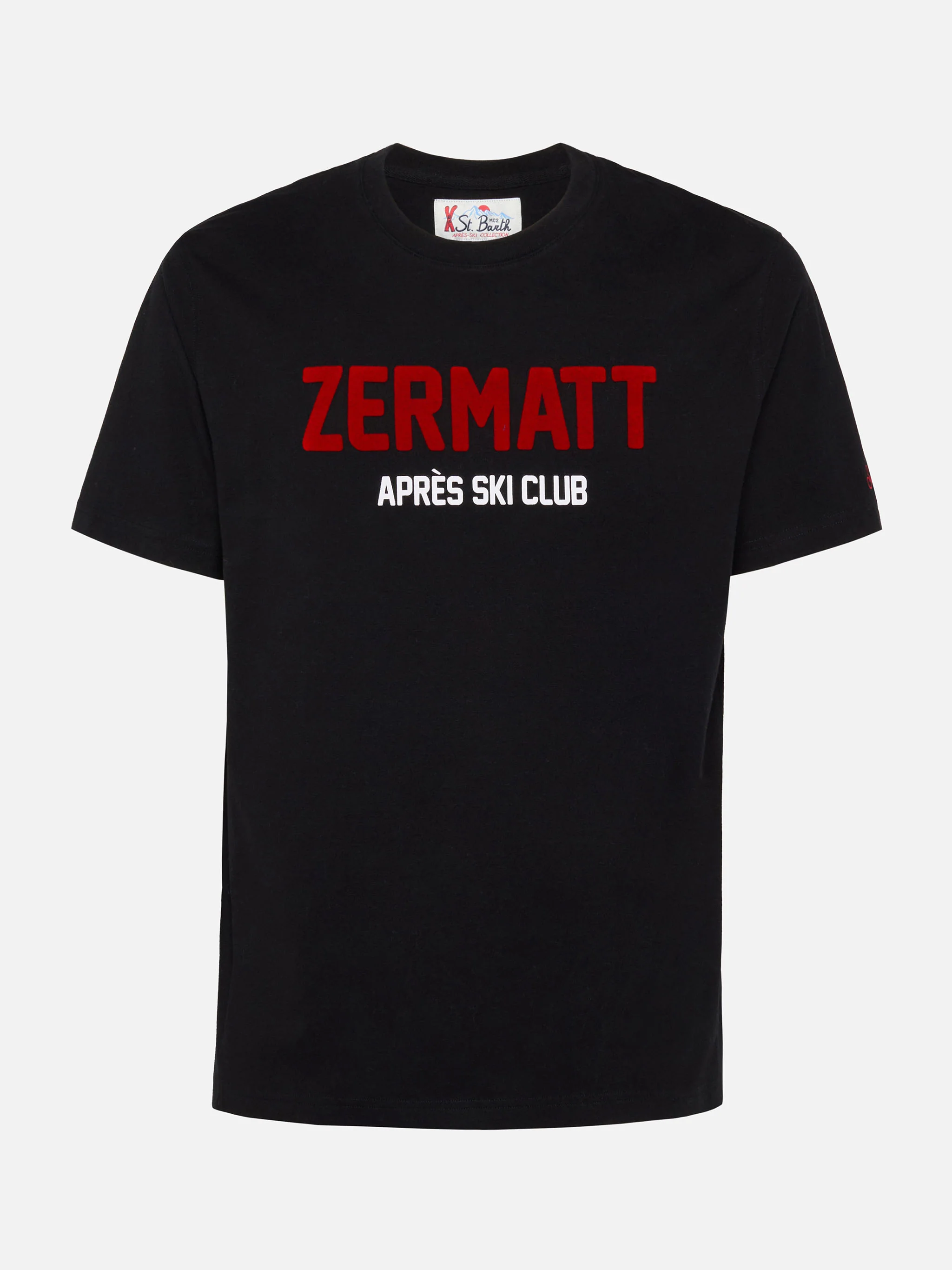 Camiseta de algodón de invierno Arnott con estampado de après-ski de Zermatt