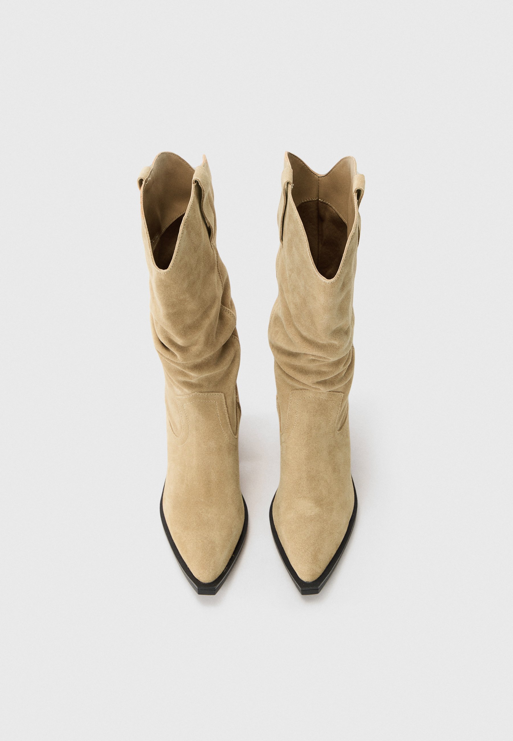 Even&Odd Cowboy/Bikerlaarzen - beige