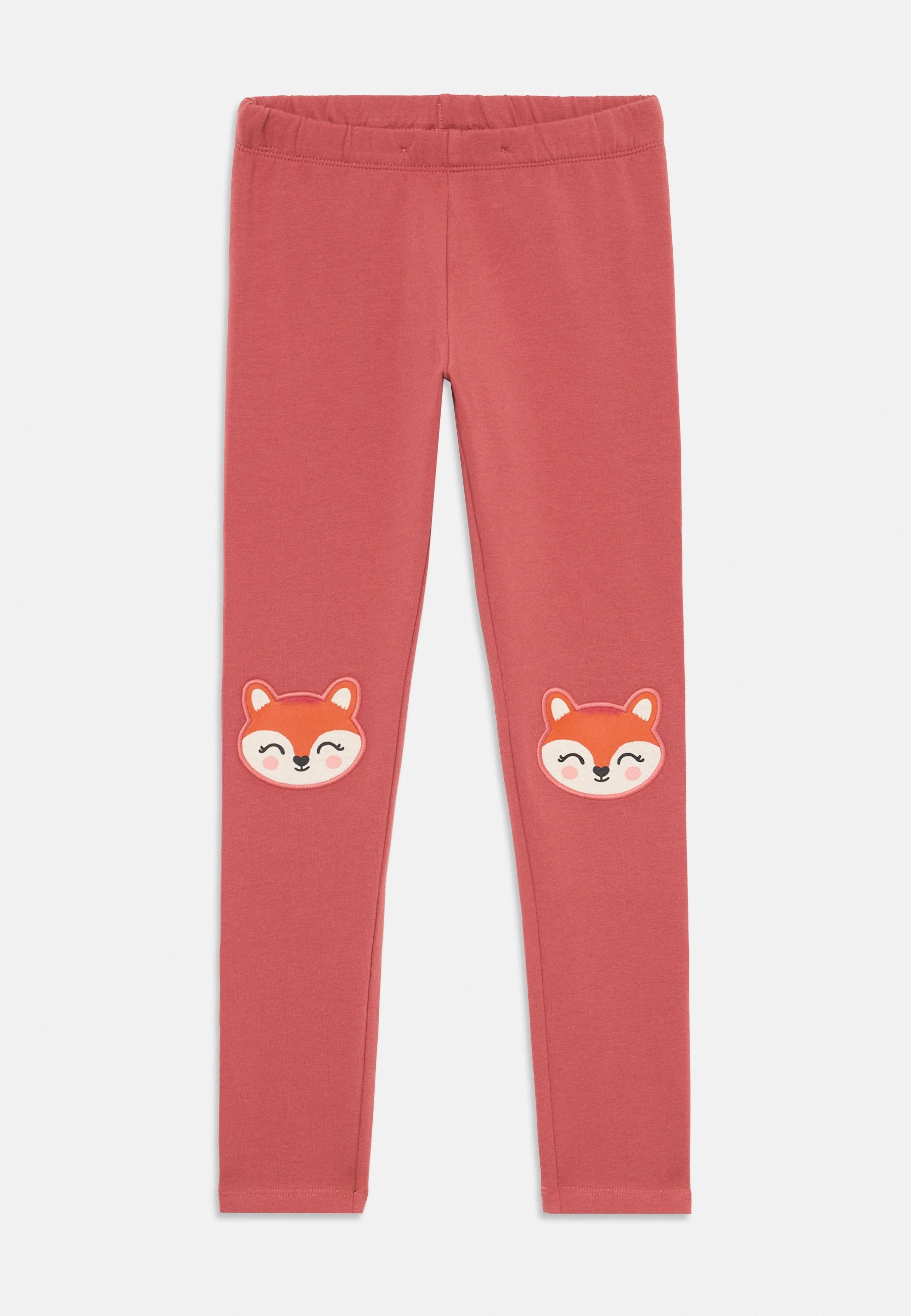 Lindex KNEE PATCH FOREST - Leggings - Broek - donker stoffig roze