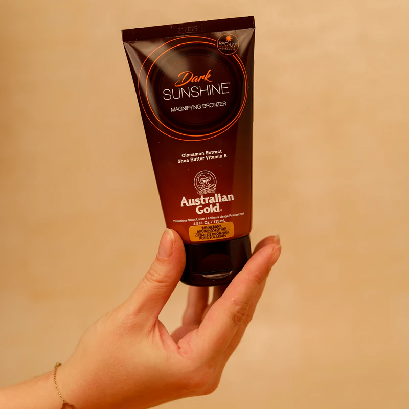 Loção bronzeadora Australian Gold Dark Sunshine para um bronzeado intenso