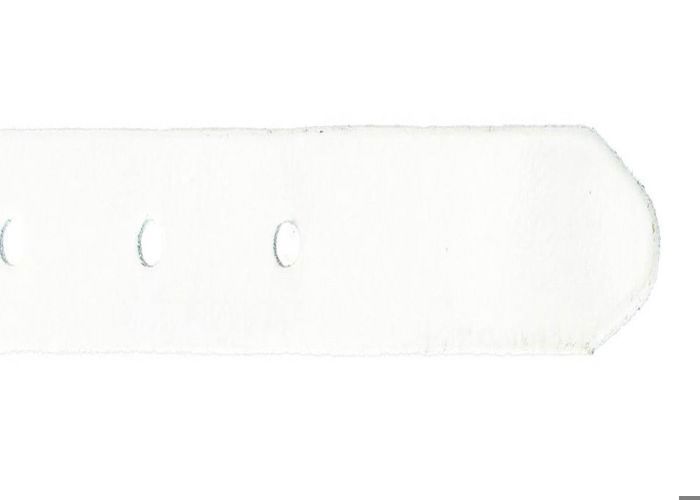 Vanzetti Ceinture blanc en cuir pour fille - 20mm Patent Leather Belt 116111