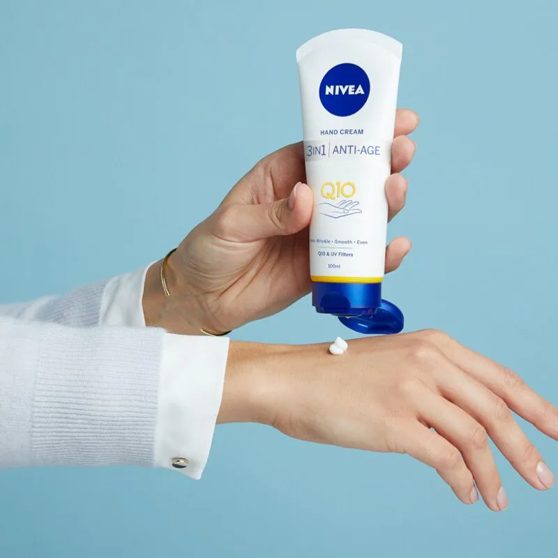 Nivea Hand Przeciwzmarszczkowy Krem do rąk 3w1 Anti-Age Care