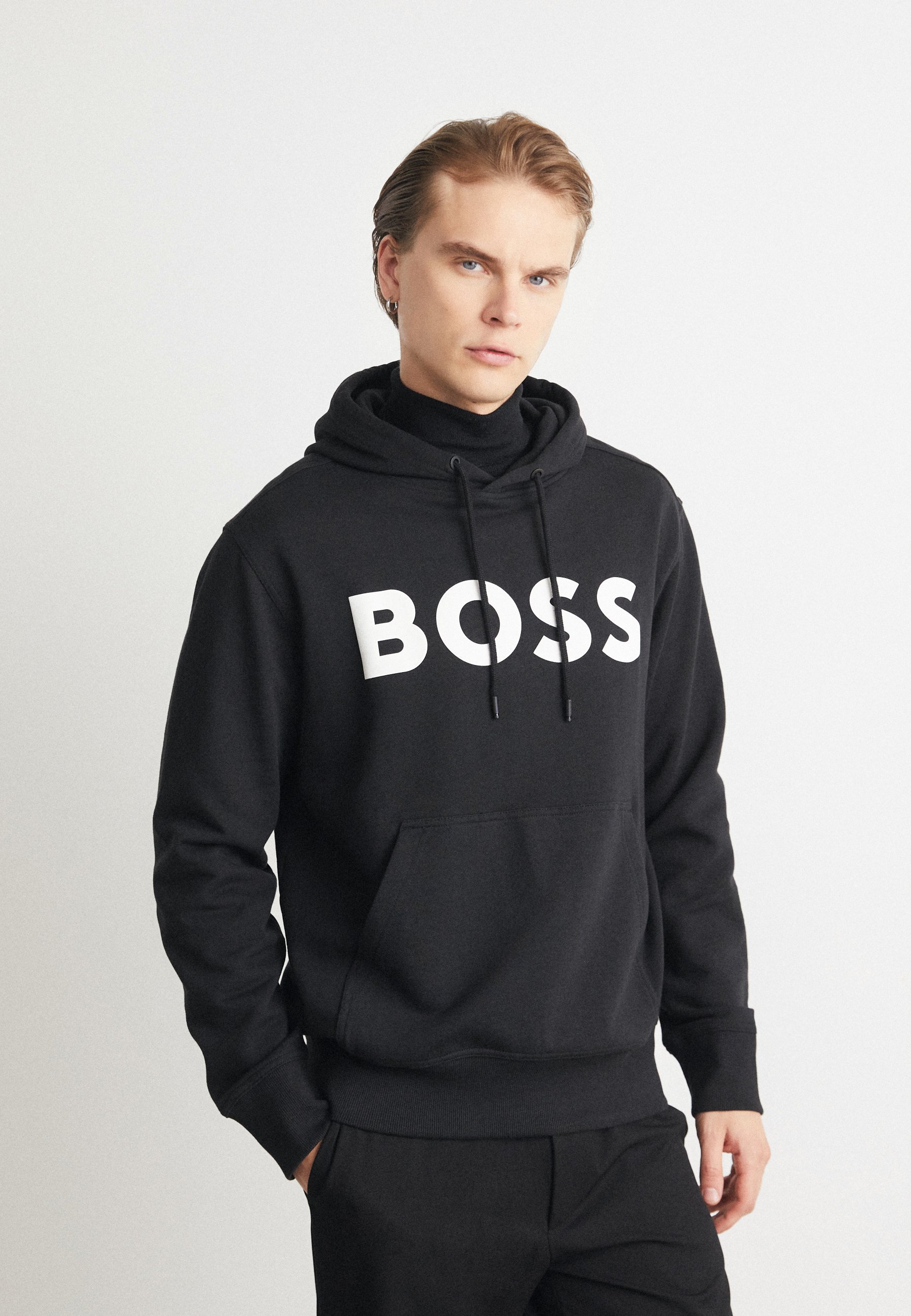 Sweat à capuche BOSS WEBASIC - Noir