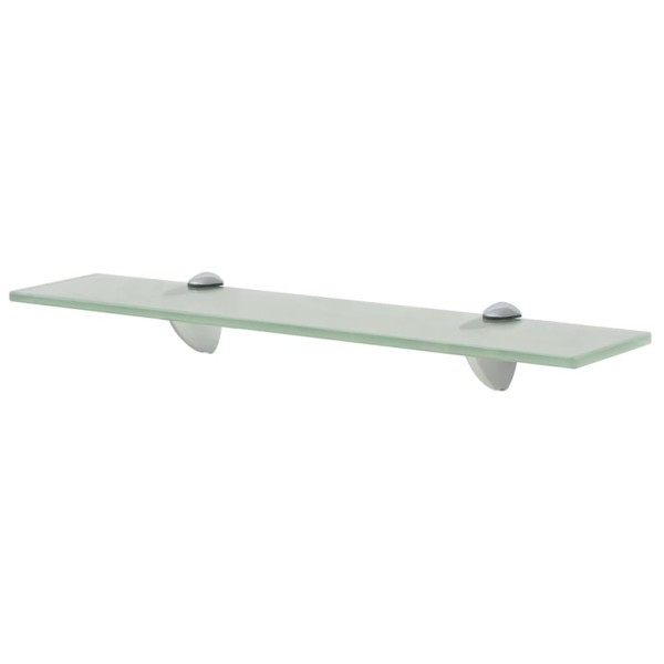 Podwieszana półka Przezroczysta 50 x 10 cm Szkło vidaXL