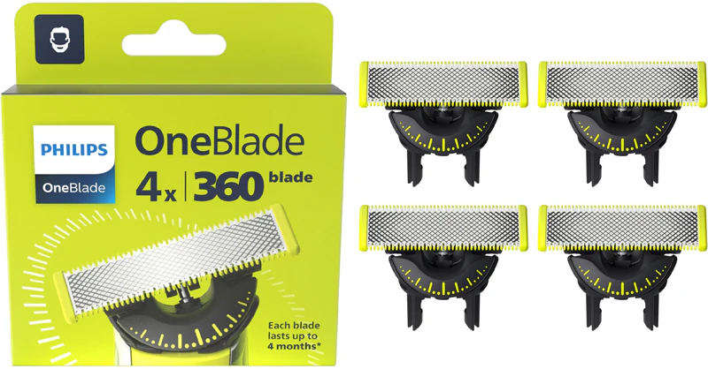 Lâminas de reposição Philips OneBlade 360 QP440/50