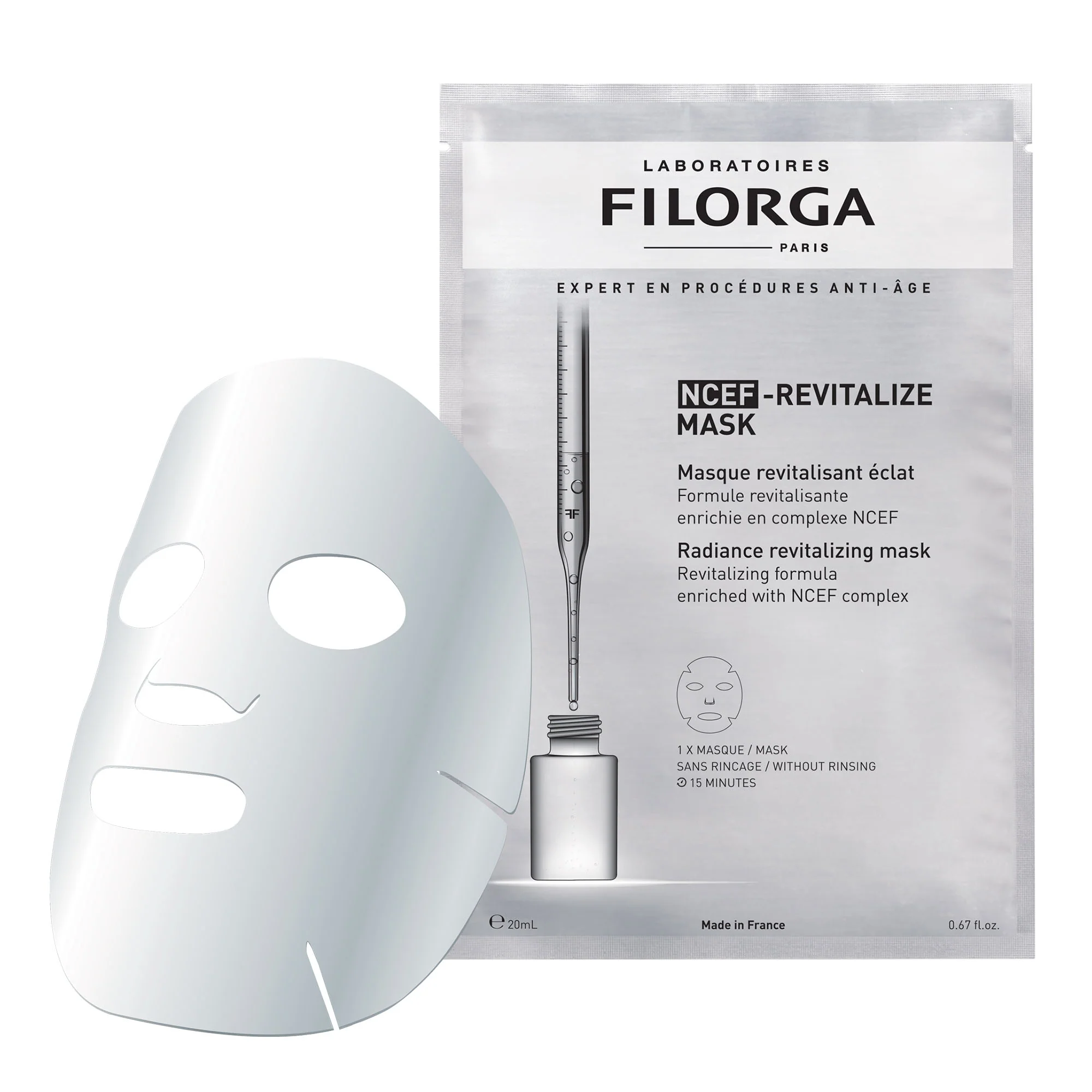 NCEF Ncef-Revitalize Mask - Maschera Anti-età viso, Maschera Idratante viso