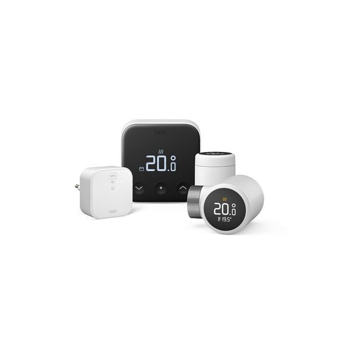 Kit de termostato conectado Tado X con 2 cabezales