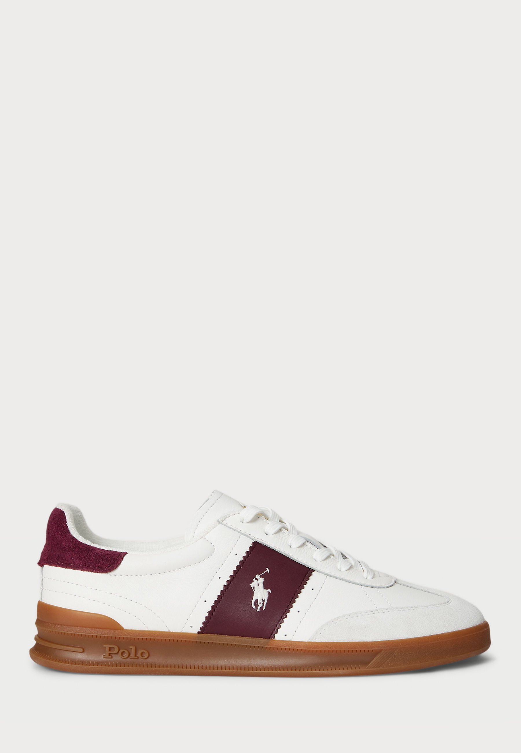 Polo Ralph Lauren HERITAGE AERA LEATHER SNEAKER UNISEX - Tenisky - black/grey