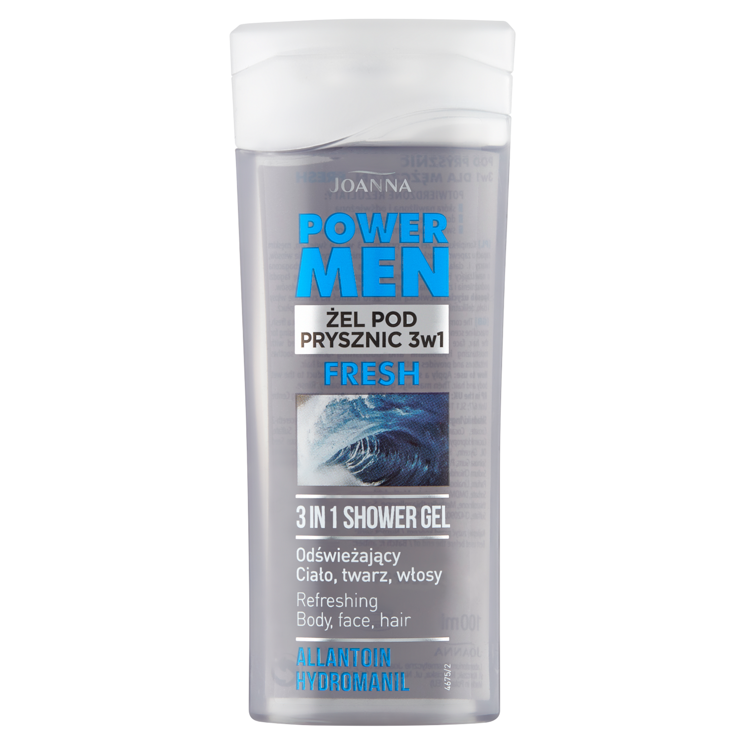 Joanna šampon-gel za prhanje za moške 100 ml Power Men