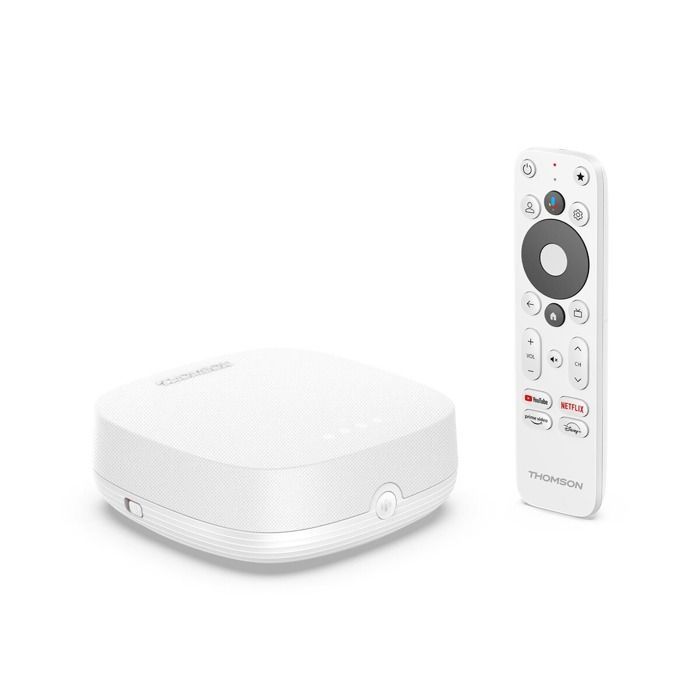 Passerelle multimédia Thomson 4K 270W Blanche avec assistant vocal integre