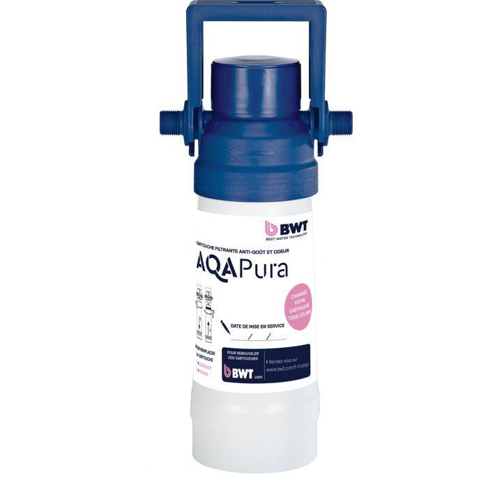 Filtro sottolavello - BWT - AQA-PURA - Ritenzione parziale di PFAS - Capacità 10.000 L/1 anno - Kit completo