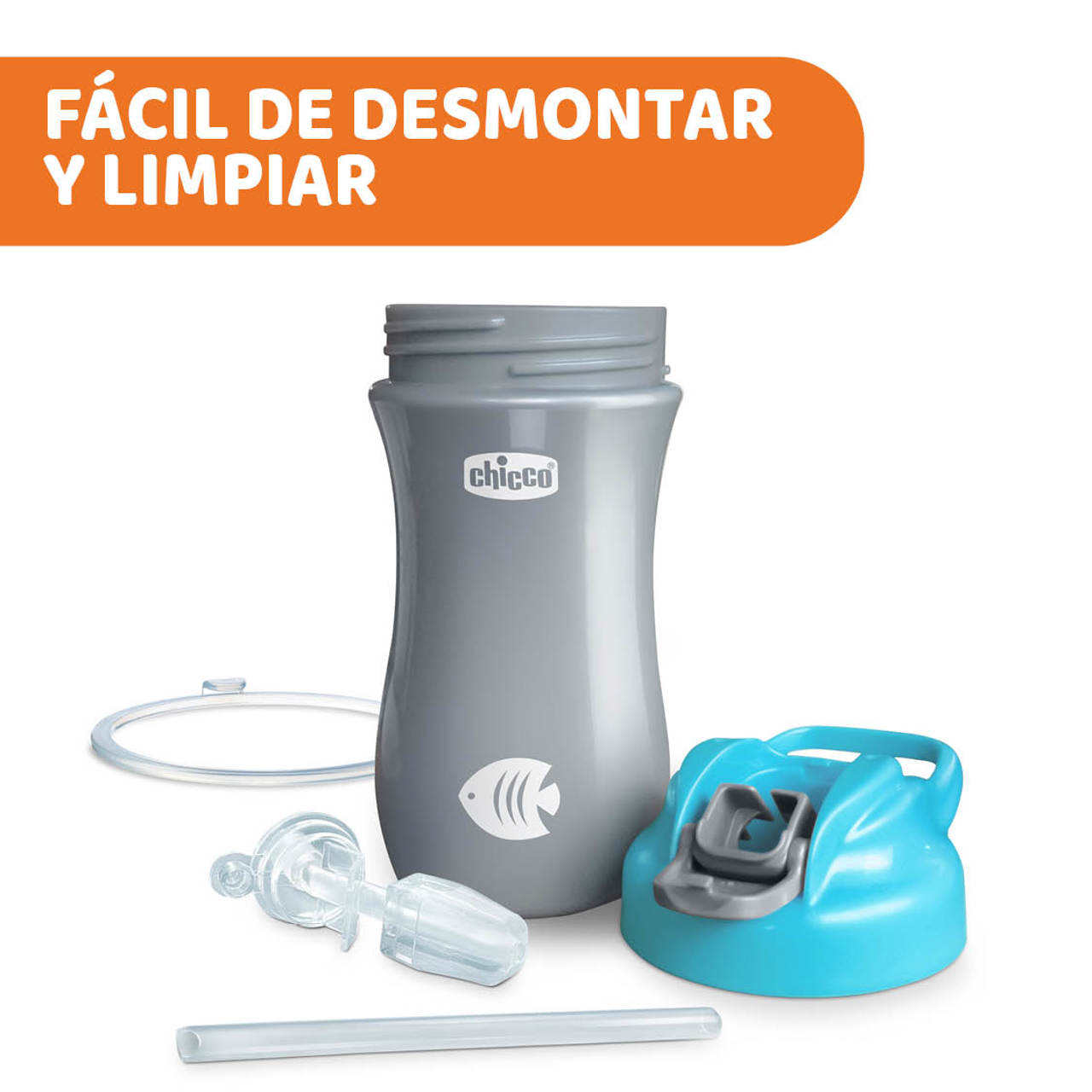 Botella Pop-up Cup 2Y+
