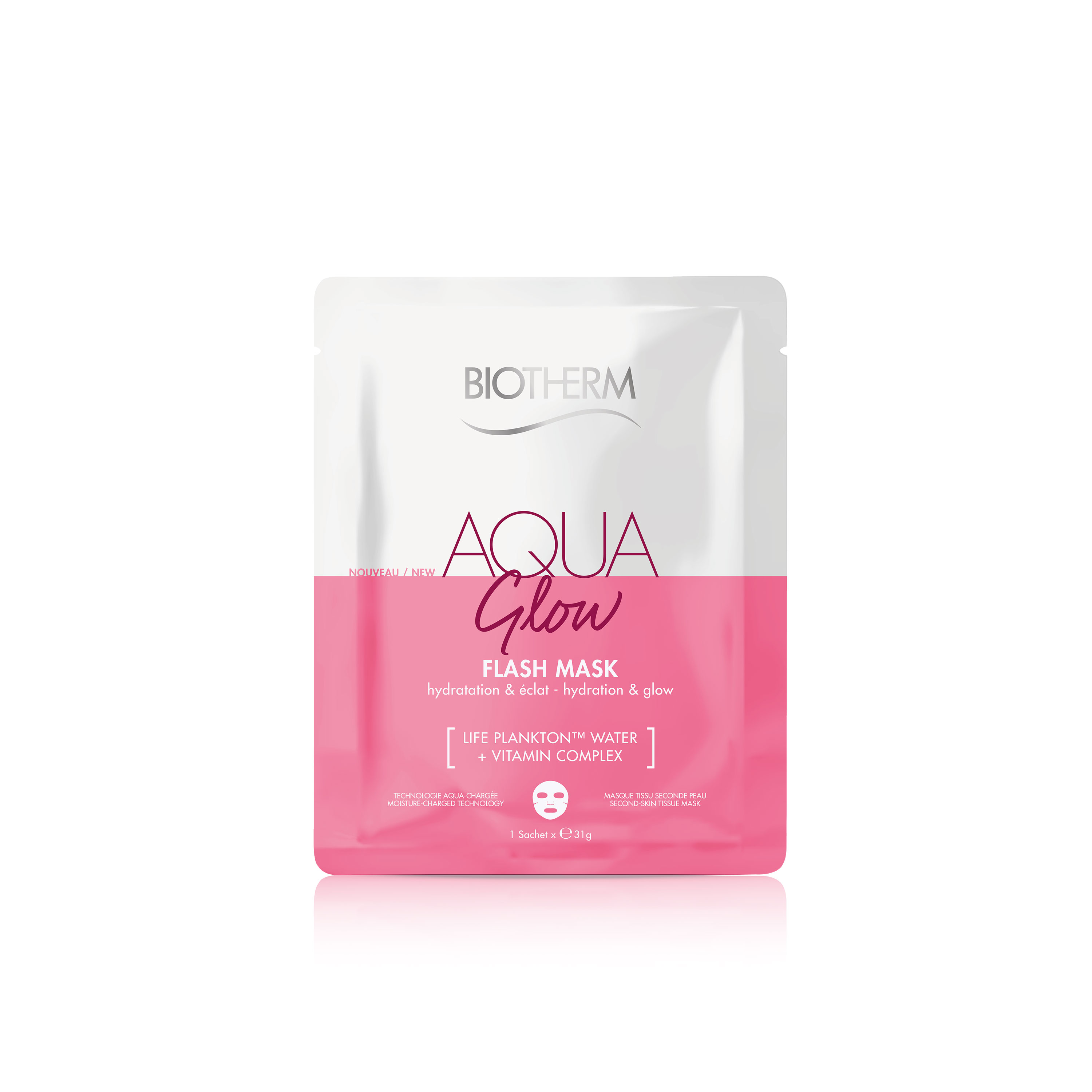 Aqua Glow Flash hidratáló maszk Aqua Glow Flash maszk - Biotherm