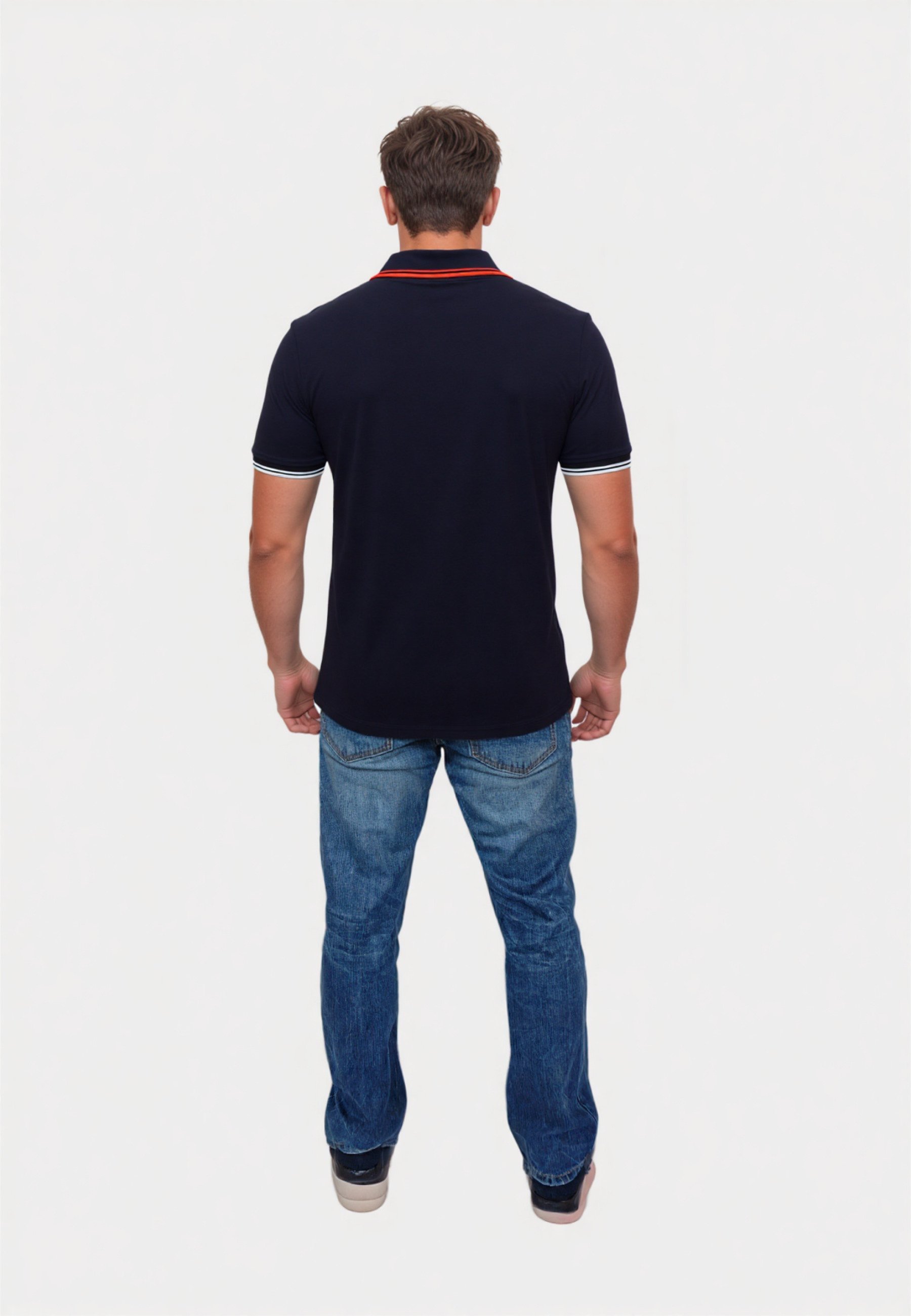US Polo Assn. SHORTSLEEVE BARNEY - Polo shirt - zwart