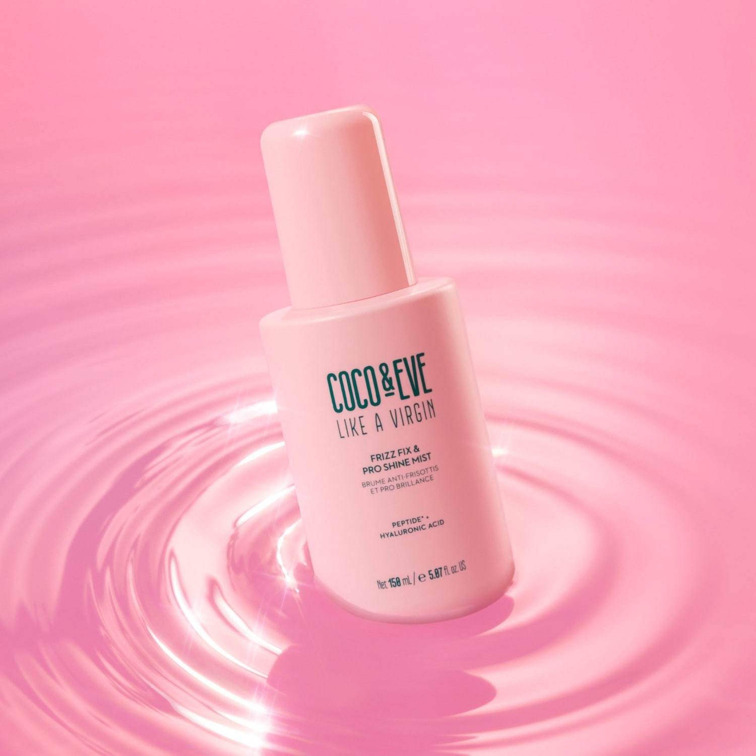 Coco & Eve vlasový stylingový sprej Like A Virgin Fizz Fix & Shine - 150 ml