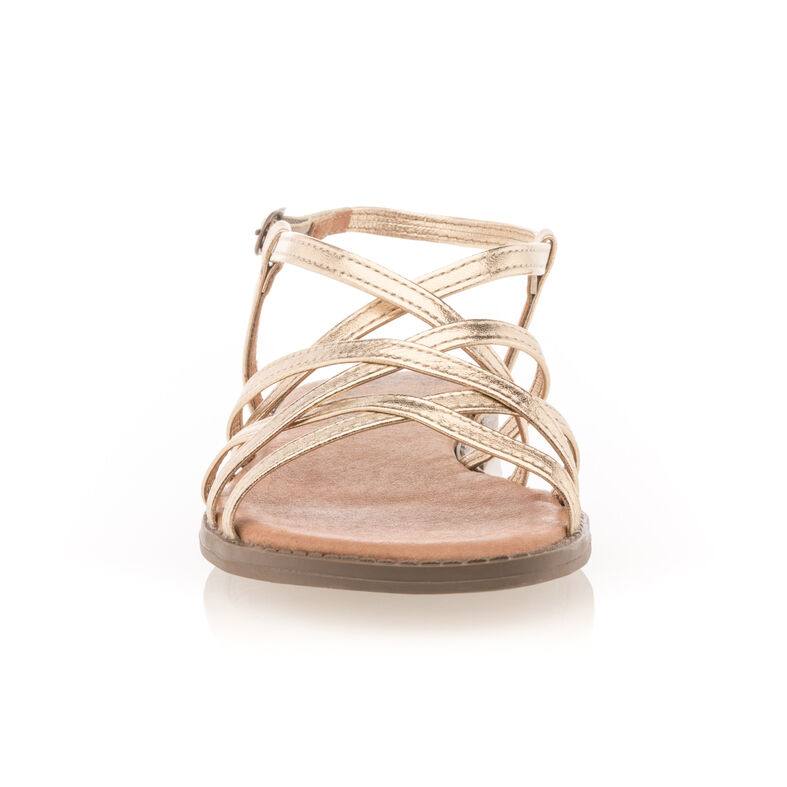 Sandalias amarillas para mujer / Zapatos de punta abierta