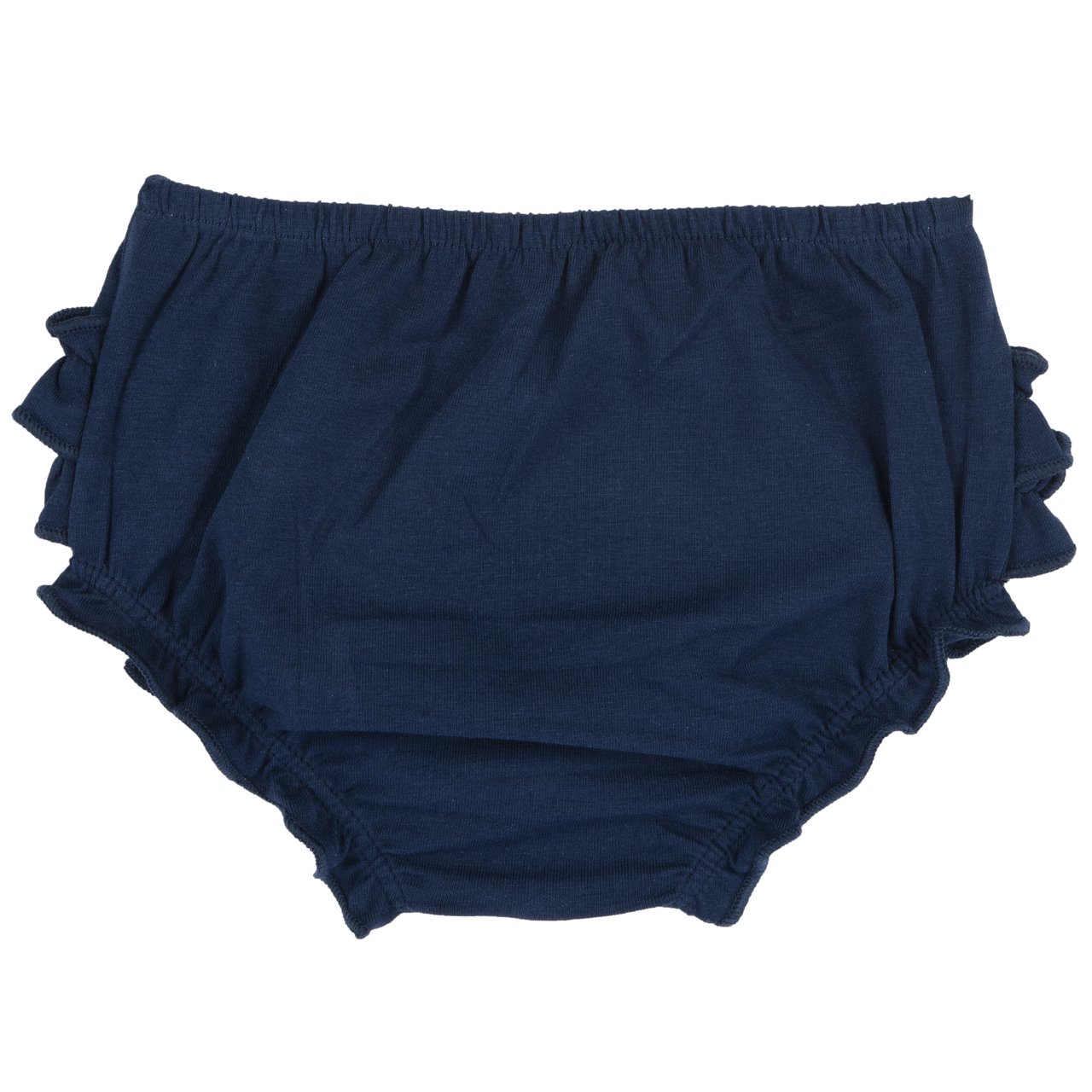 Culotte con volantes azul