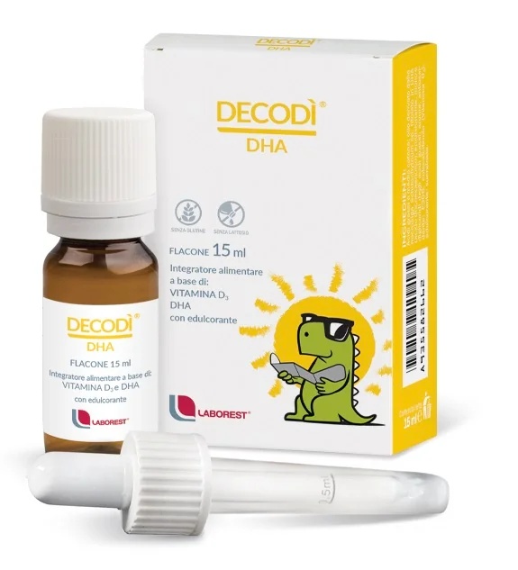 LABOREST Decodi DHA pour enfants 15 ml, complément alimentaire pour la défense immunitaire