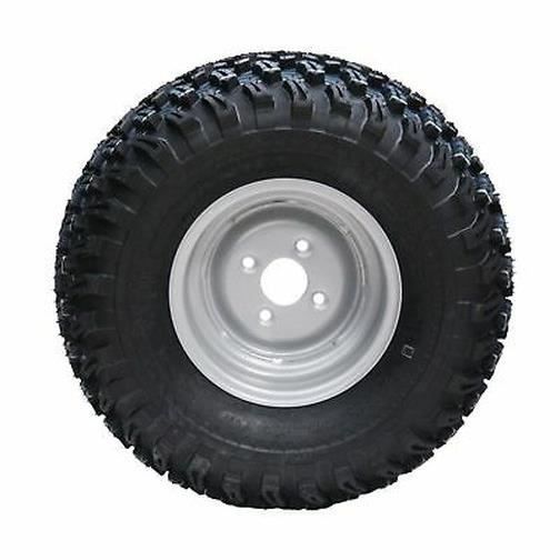 Kit de remolque de doble eje - 1800 kg - Neumáticos 22x11.00-10 - Llantas plateadas - Uso todoterreno