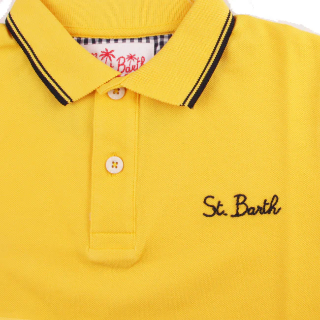 Stretch pike polo majica s prednjim vezom