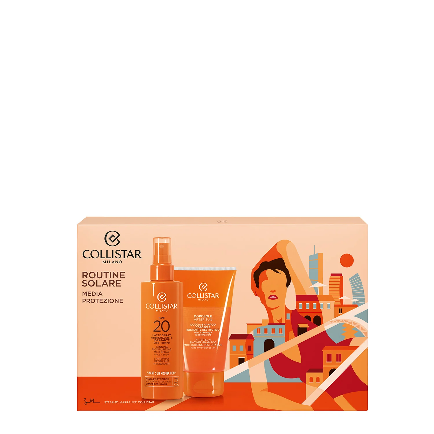 Abbronzatura Cofanetto Latte Spray Abbronzante Idratante SPF20 - Cofanetto Solare, Coffret Solare