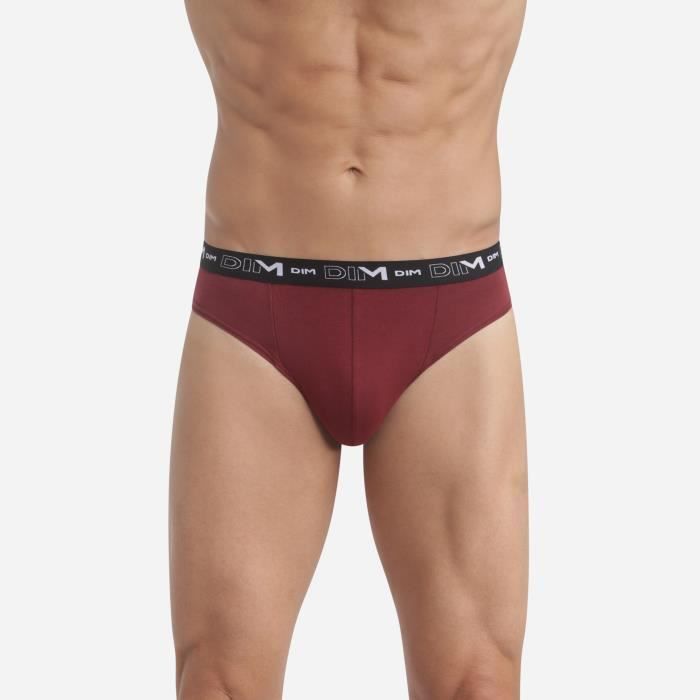 Calzoncillos - DIM - Algodón elástico - Paquete de 2 - Negro - Cintura elástica