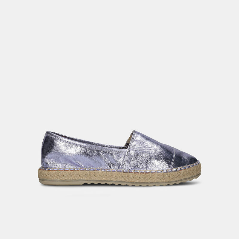 Dam espadriller i läder