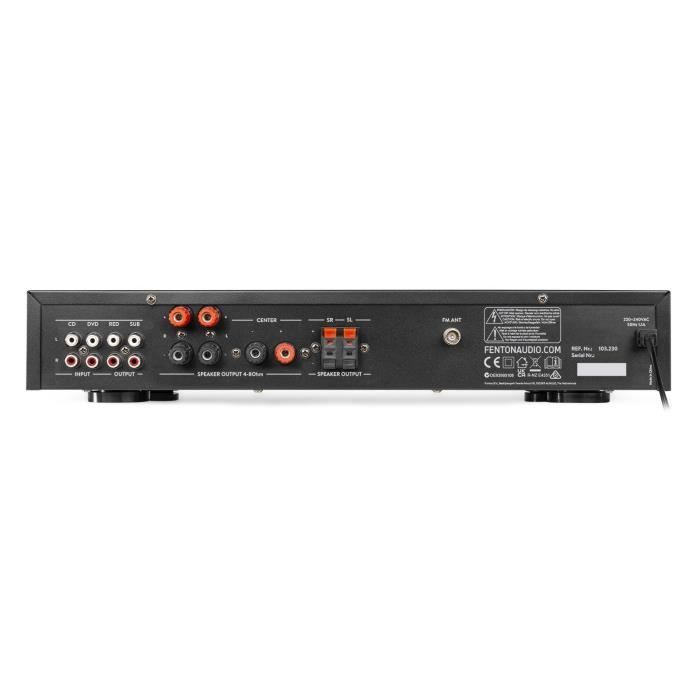 5.1 Heimkino-Audioverstärker – FENTON – AV550BT – 320 W – Bluetooth 5.0 – USB/SD-MP3-Player