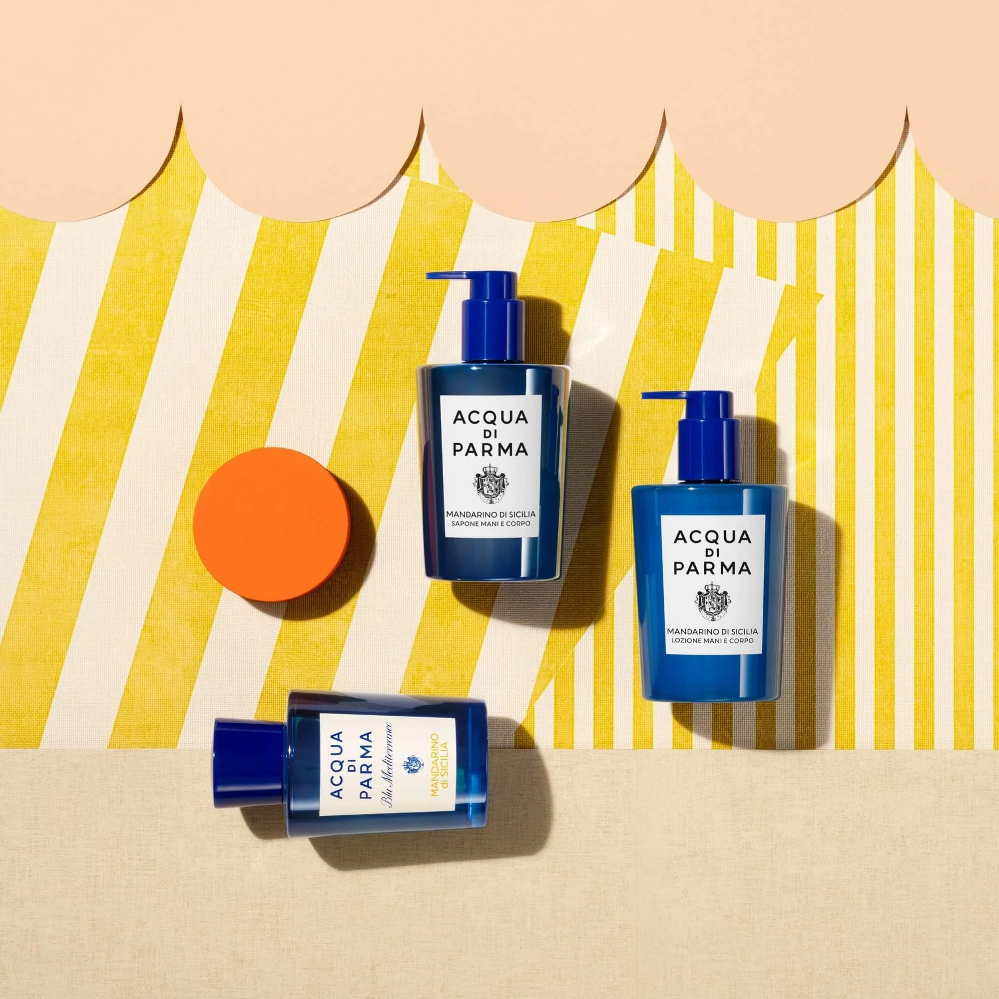 Blu Mediterraneo Mandarino di Sicilia Sapone Mani e Corpo - Bagno e Doccia, Detergente Mani