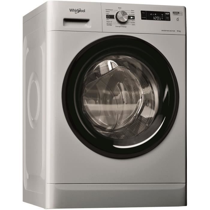 Lavatrice a oblò WHIRLPOOL FFS9269SBFR - 9 kg - Induzione - 60 cm - 1200 giri/min - Argento