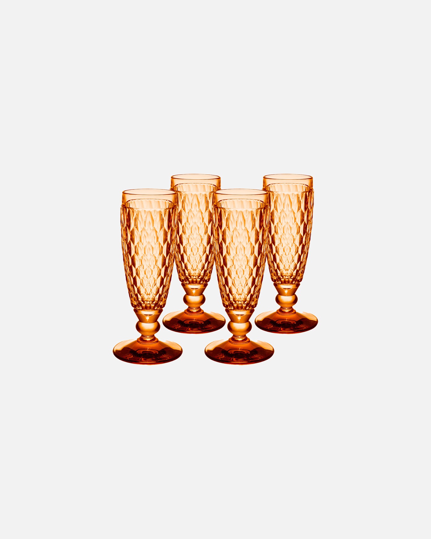 Villeroy & Boch Champagneglas, set med 4 delar, Boston Apricot, 1 st.