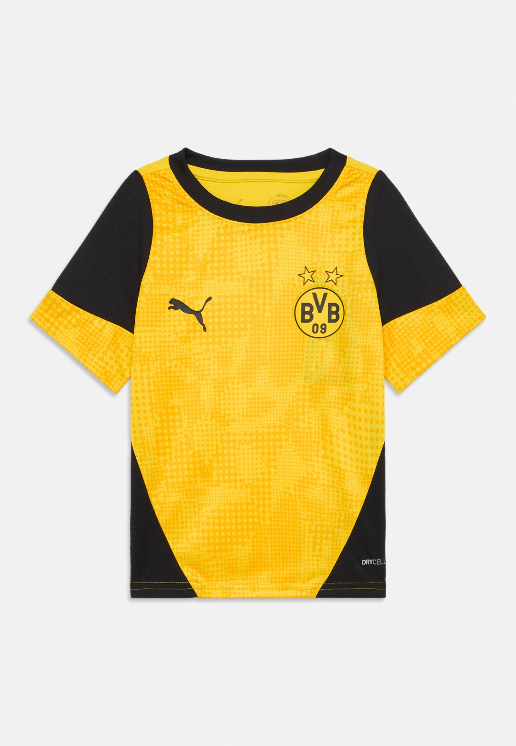 Puma BVB TRAINING JUNIOR UNISEX - Sport T-shirt - sneller geel/zwart