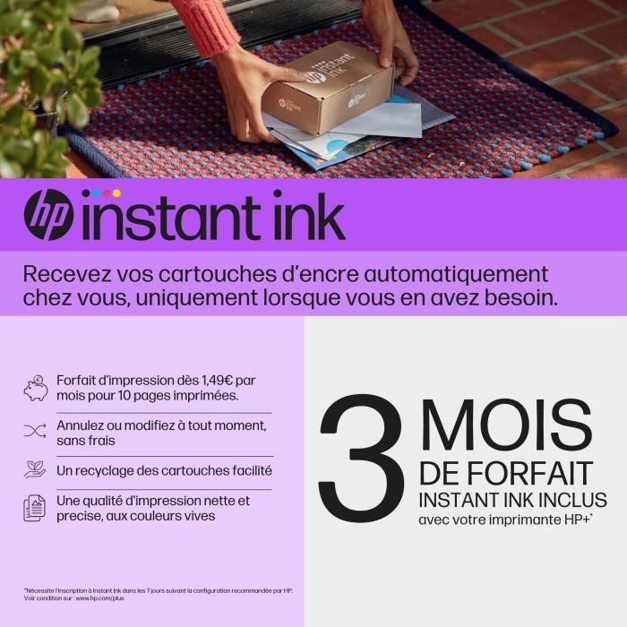 Imprimante tout-en-un - HP - ENVY 6020e - Jet d'encre couleur - Instant Ink inclus - Sans fil