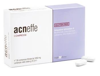 CIEFFE DERMA Acneffe Nahrungsergänzungsmittel gegen Akne, 30 Tabletten