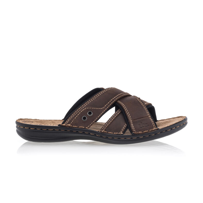  Brune sandaler / sko med åpen tå for menn
