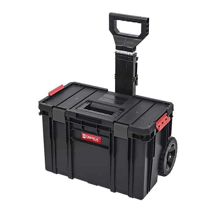 Kit de herramientas con ruedas - QBRICK - Z251248PG003 - Negro - Polipropileno - Ruedas de PP y eje metálico