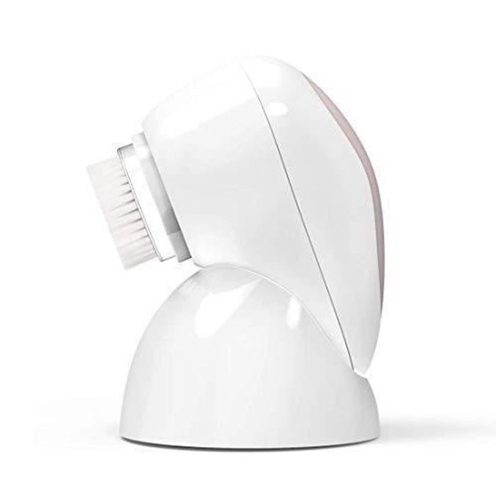 Homedics Brosse Nettoyante Visage Multifonctions + Analyseur de Peau. Nettoyage, Hydratation et Exfoliation pour un Teint Rayonnan