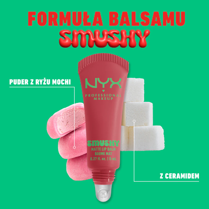 Bálsamo Labial Matte Smushy da NYX Professional Makeup