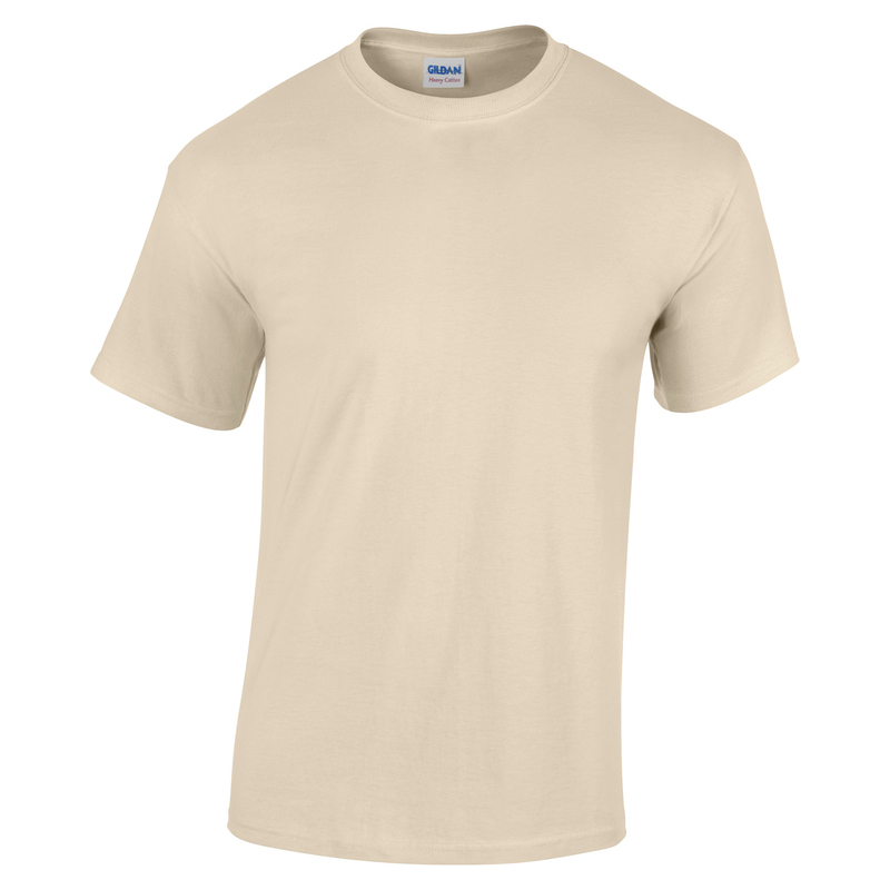  Camiseta Básica De Manga Corta Gildan Heavy Cotton 100% Algodón Gordo