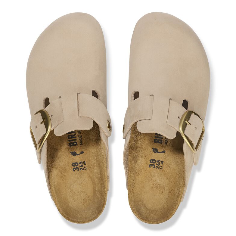 Boston Big Buckle Pelle Nubuck - Sandcastle Sandcastle