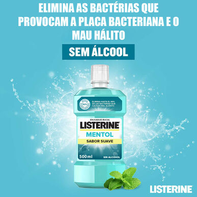 Listerine Oral Elixir Jemná mentolová příchuť 500 ml 500 ml