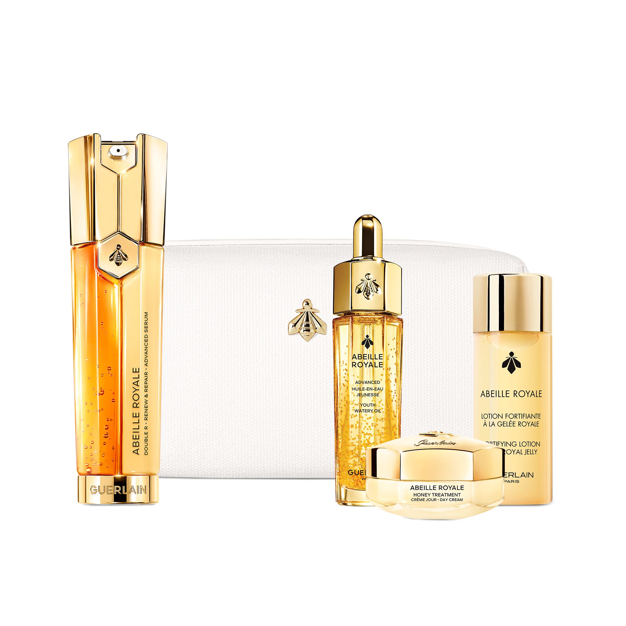 „Abeille Royale“ senėjimą stabdanti programa „Double R Advanced Serum“ Prabangūs dovanų rinkiniai