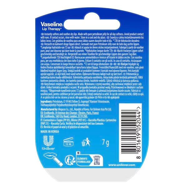 Vaseline Original Lip Therapy 7g