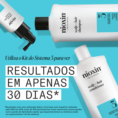 Nioxin Professionals šampūnas galvos odai, 3 spalvos, sausiems ir pažeistiems plaukams, lengvas kondicionierius 1000 ml 1000 ml