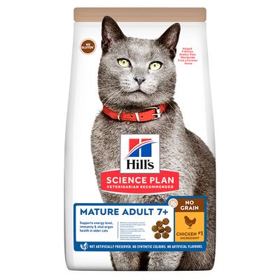 Hill's Science Plan Mature Adult 7+ Bez zbóż z kurczakiem