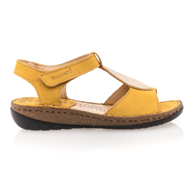 Gelbe Damen-Komfortschuhe