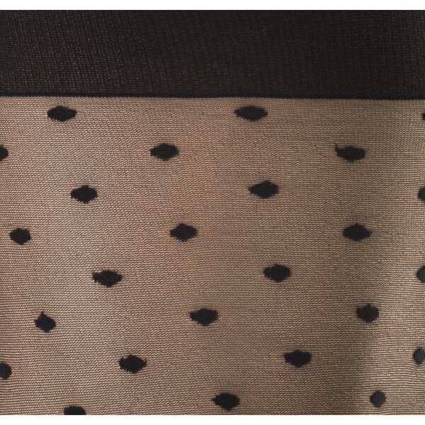 Kruidvat Dots Gloss 30 denų taškuotos pėdkelnės<br>juodos, 42-44 dydis