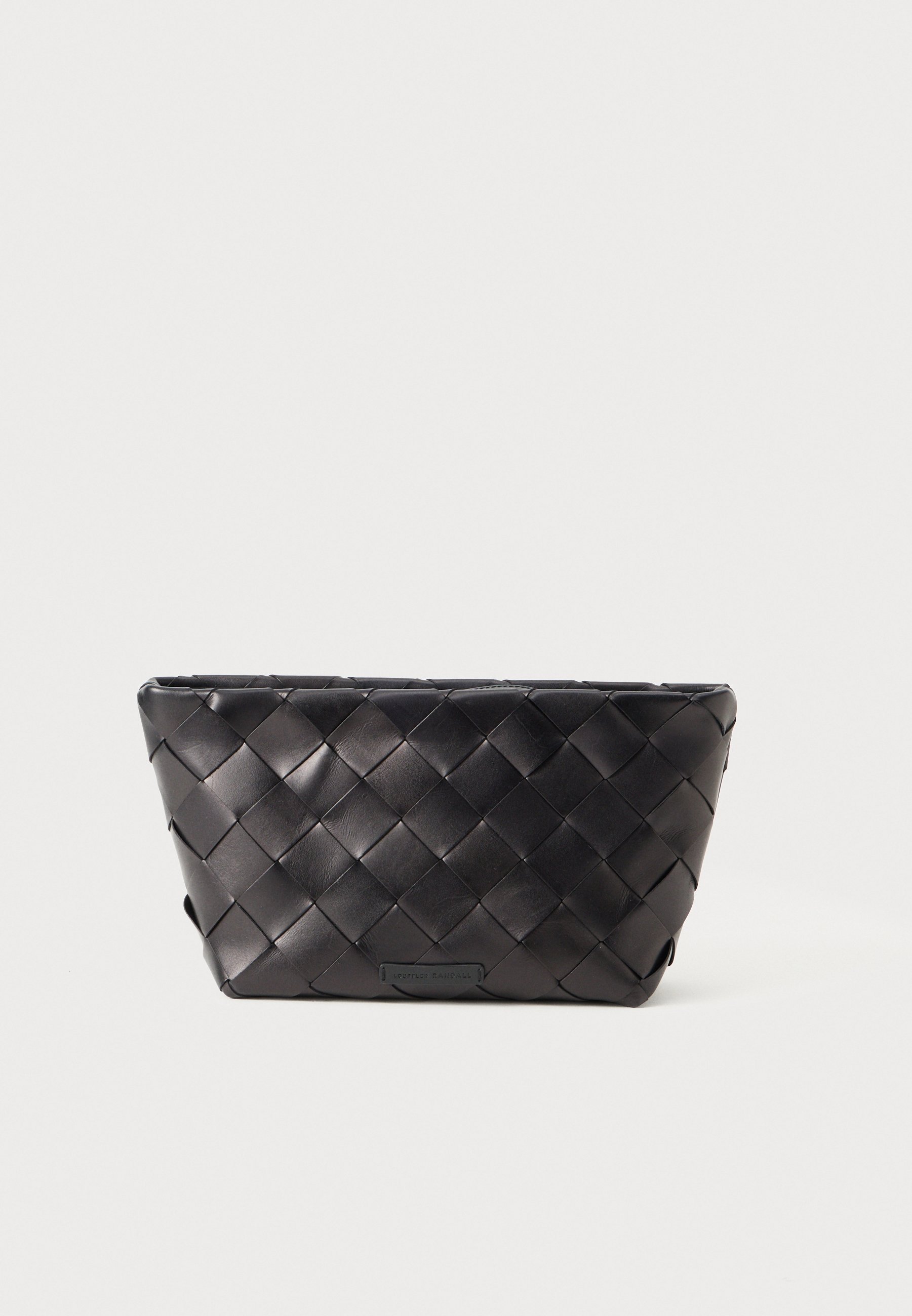 Loeffler Randall WIDE SQUARE WOVEN - Clutch - zwart