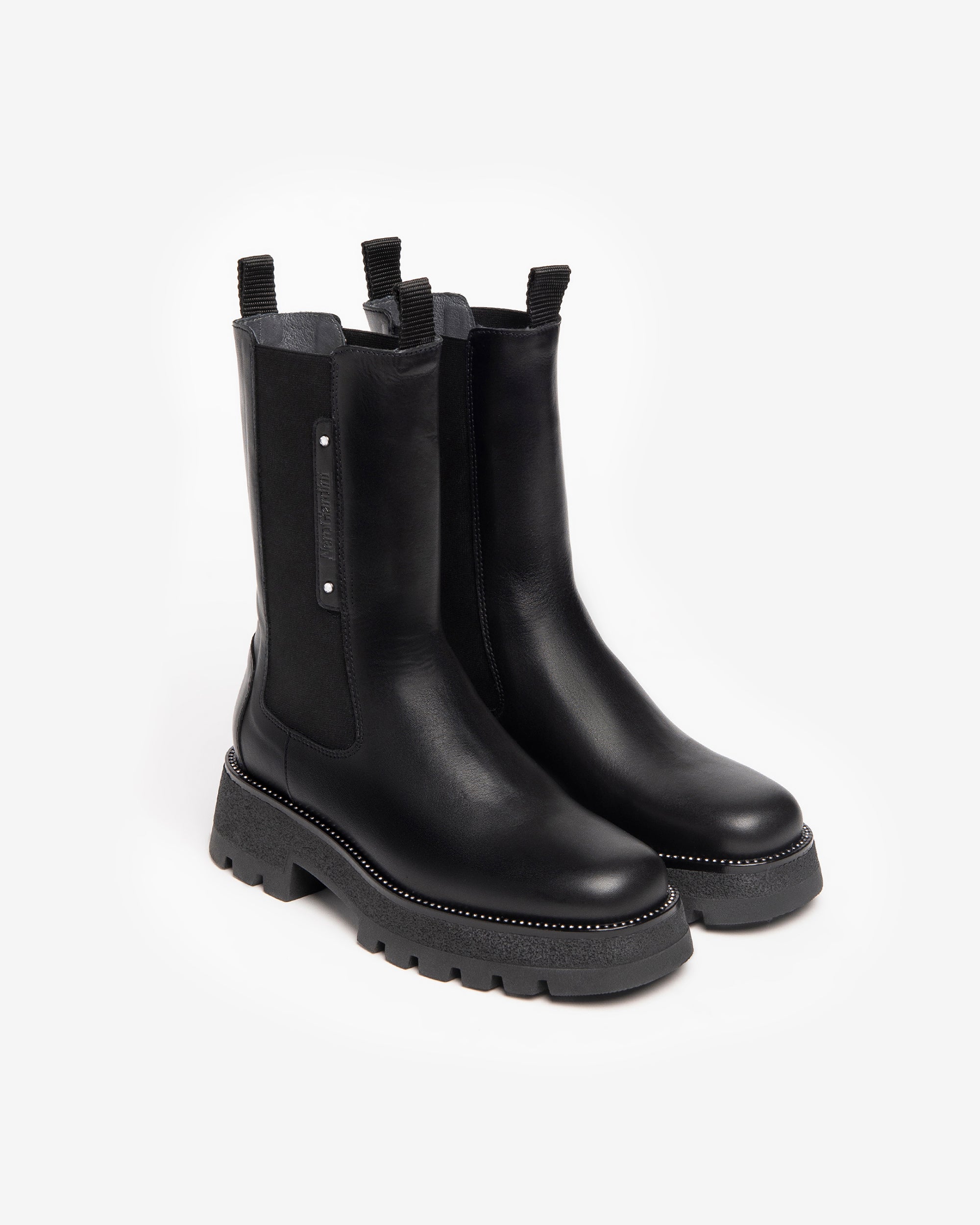  Chelsea-Boots aus Leder für Damen